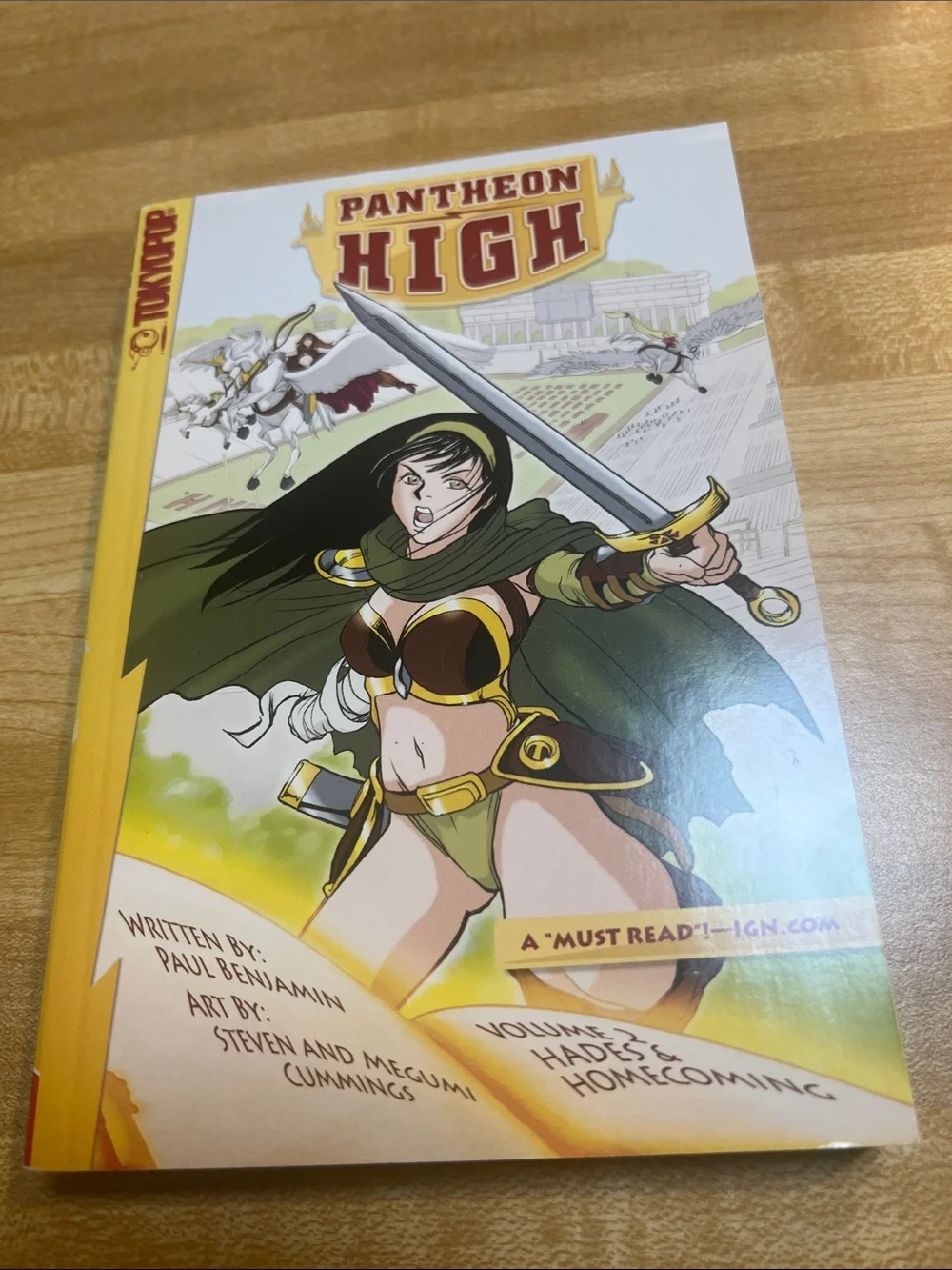 #2876**Pantheon High Graphic Novel - Green & Yellow Cover